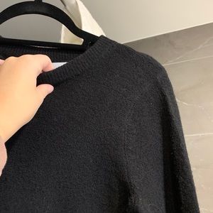 Black long sleeve sweater